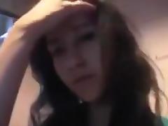 Beautiful fresh tanned skin girlfriend masturbating on cam tube porn video