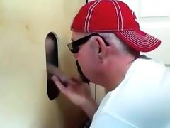 Gloryhole 1St Time Visitor Cums Back To Feed tube porn video