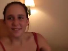 Chubby white girl fucks a black guy tube porn video