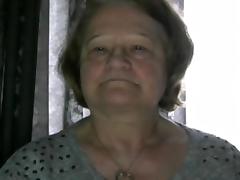 Amateur Granny shows her tits tube porn video