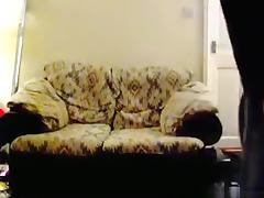 Blonde fat milf has sex on the sofa with her husband tube porn video