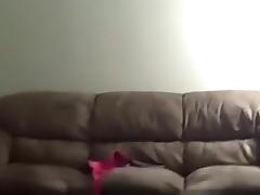 Fat girl rides her boyfriend on the sofa tube porn video