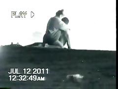 Voyeur tapes a couple having sex at the  beach tube porn video