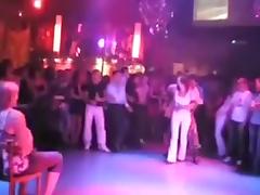 A male stripper dances for my friend in a club in hidden cam tube porn video