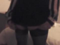 Mature blonde wearing stockings enjoys some naughty banging with me tube porn video