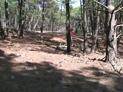 wife fucked in the woods tube porn video