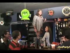gangbang at the cocktail bar tube porn video