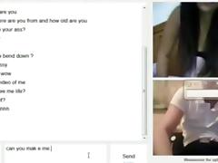 Horny girl has cybersex with a german guy on omegle tube porn video