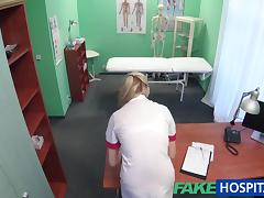 FakeHospital Sexy nurse wants a quick fuck tube porn video