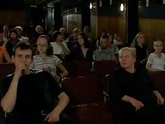 In the cinema tube porn video
