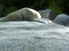 Hanging out at the river nude again. tube porn video