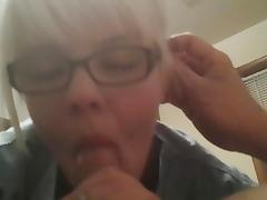 engulfing dad's strapon and swallowing his cum tube porn video