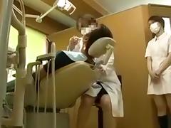 Horny japanese dentist seduce patient tube porn video