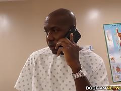 Nurse Sky Rodgers takes big black cock tube porn video