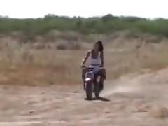 Dirtbike Ride Turns Into Hot Public Blowjob tube porn video