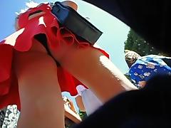 upskirt a gringa tube porn video