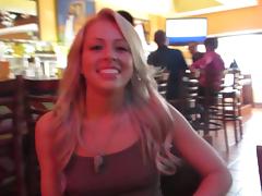 Taking a blonde hottie back to his hotel room for fucking tube porn video