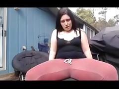 beautiful girl farting in pink leggings tube porn video
