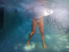 Enchanting hardcore action by the pool tube porn video