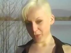 Junge kurzhaarige Analsex Blondine tube porn video
