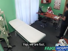 FakeHospital Technician paid with blowjob tube porn video
