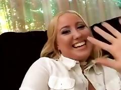 Plump Blonde Wants Black Cock tube porn video