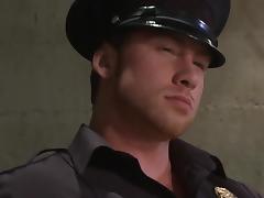BDSM - Officer dominates the inmate. tube porn video