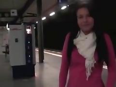 geile Orte Bahn tube porn video