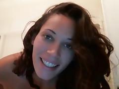 pregnant brunette shower tube porn video
