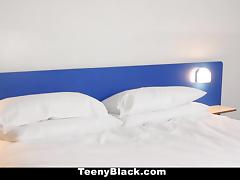 TeenyBlack - Petite Ebony Does Splits While Riding Dick tube porn video