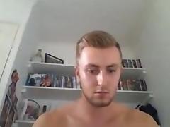 Blonde UK guy showing his cock and hairy ass tube porn video