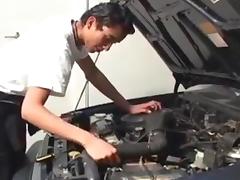 up with the car mechanic tube porn video