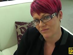 Redhead british sub roughly fucked tube porn video