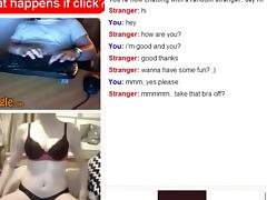 playing with a stranger on omegle tube porn video