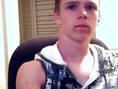 Canadian cute boy 1st time fingering his tight ass tube porn video