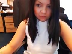 Romanian bitch in her office tube porn video