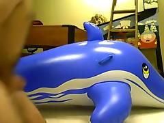 mating inflatable blue whale 2 tube porn video