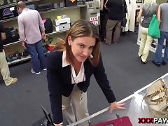 Foxy Business Lady Gets Fucked! - XXX Pawn tube porn video