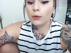 Tattooed brunette Sugarbooty tube porn video