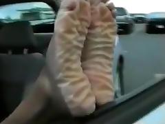 Amazing feet toenails tube porn video
