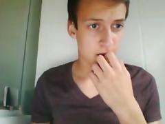 Very Cute 18yo German Boy Cums On Cam  Hot Tight Ass tube porn video