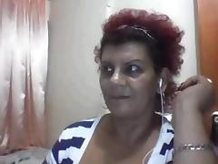 Busty Granny on Webcam tube porn video