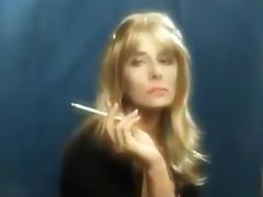 Blonde smoking tube porn video