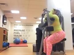 Ass working out in gym tube porn video