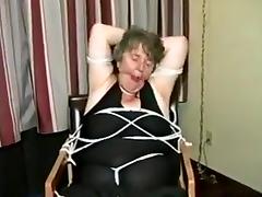 Old Lady in distress tube porn video