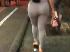 big ass walking in the street - pattaya tube porn video