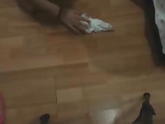 Squirting on the floor tube porn video