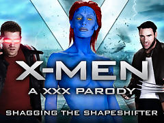 Nicole Aniston & Charles Dera & Xander Corvus in XXX-Men: Shagging the Shapeshifter XXX Parody - Brazzers tube porn video