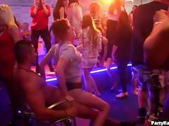 Hardcore orgy with cock sucking cum sluts in a nightclub tube porn video