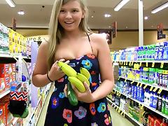 Shoe shopping with a cute teen that flashes us tube porn video